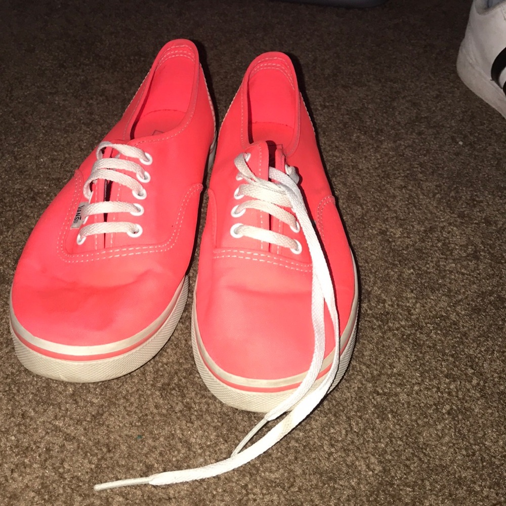 Bright pink vans